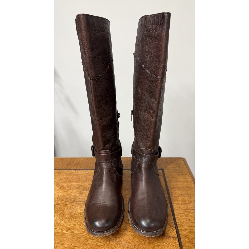 FRYE Women's 8 B Phillip Riding EQUESTRIAN Leather Knee High Riding Boots